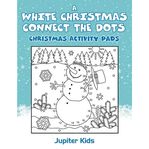 A White Christmas Connect The Dots: Christmas Activity Pads