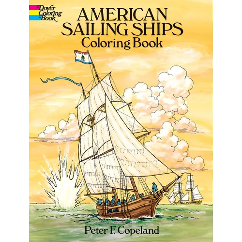 American Sailing Ships Coloring Book