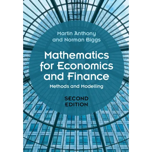 Mathematics for Economics and Finance: Methods and Modelling