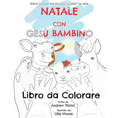 Natale con Gesù Bambino: Libro da Colorare