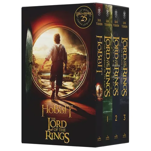 The Hobbit and the Lord of the Rings Boxed Set 25th Anniversary [Movie Tie-In]: The Hobbit / The Fellowship of the Ring / The Two Towers / The Return
