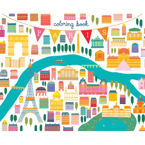 Paris Coloring Book