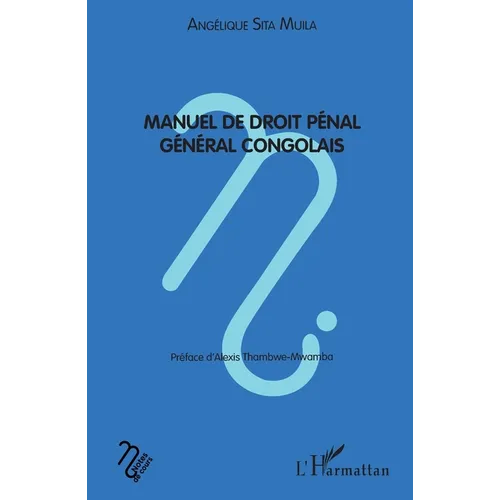 Manuel de droit pénal général congolais