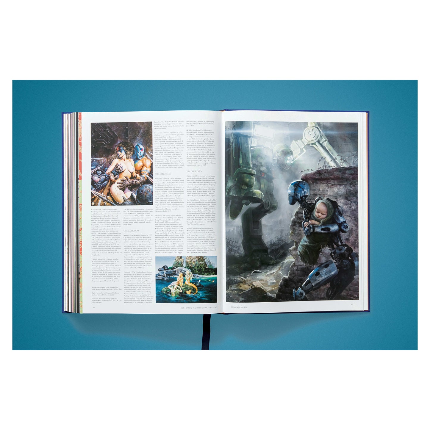 Masterpieces of Fantasy Art (German, French, English) Book