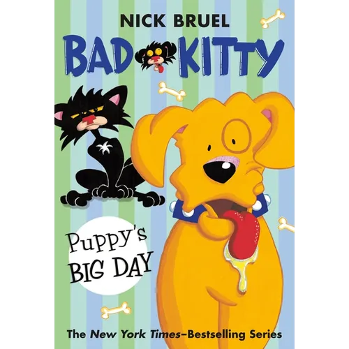 Bad Kitty: Puppy's Big Day (Paperback Black-And-White Edition)