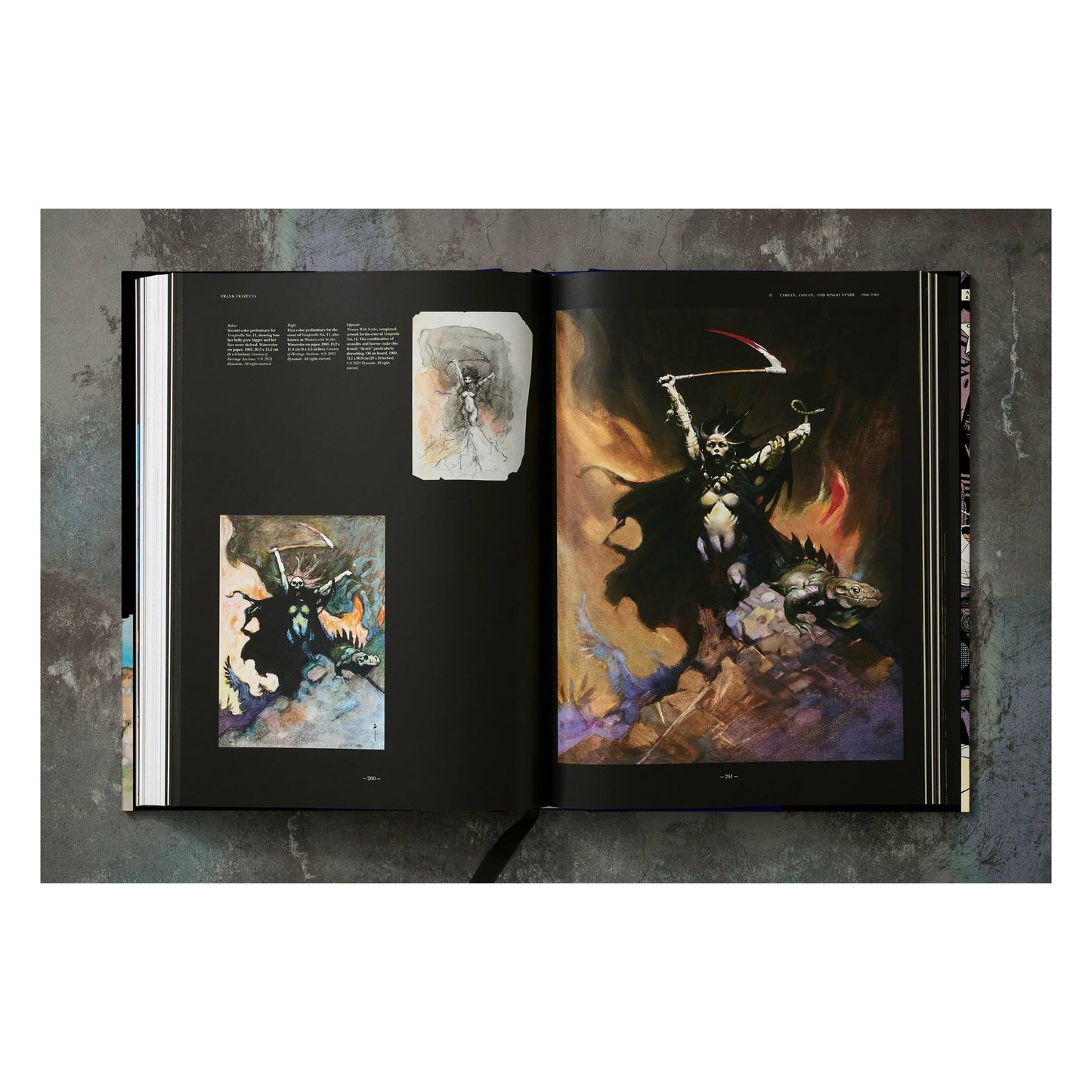The Fantastic Worlds of Frank Frazetta (German, French, English) Book