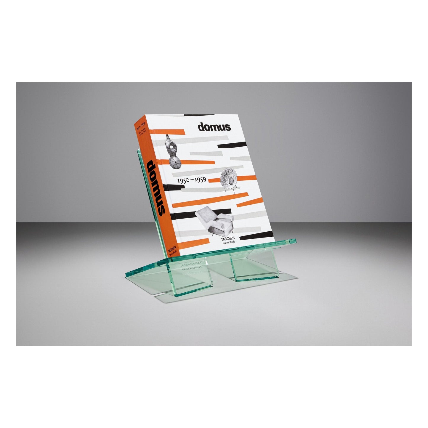 Bookstand. Medium. Crystal Green Book