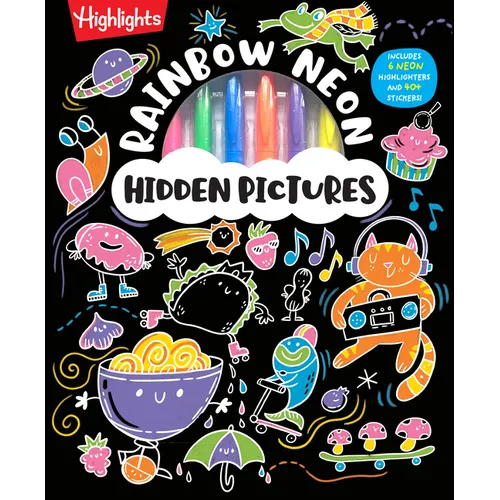 Rainbow Neon Hidden Pictures
