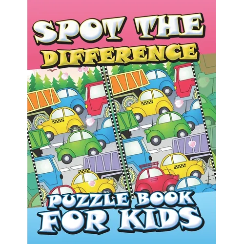 Spot the Difference Puzzle Book for Kids