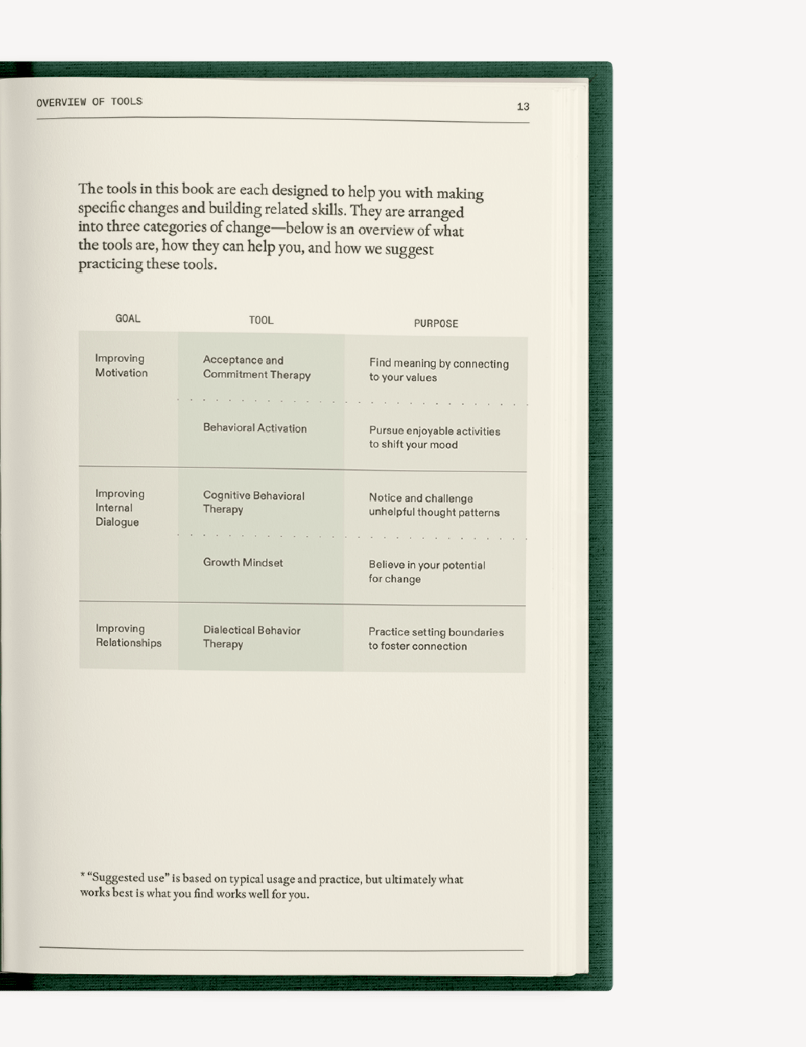 The Field Guide for Depression Therapy Notebook