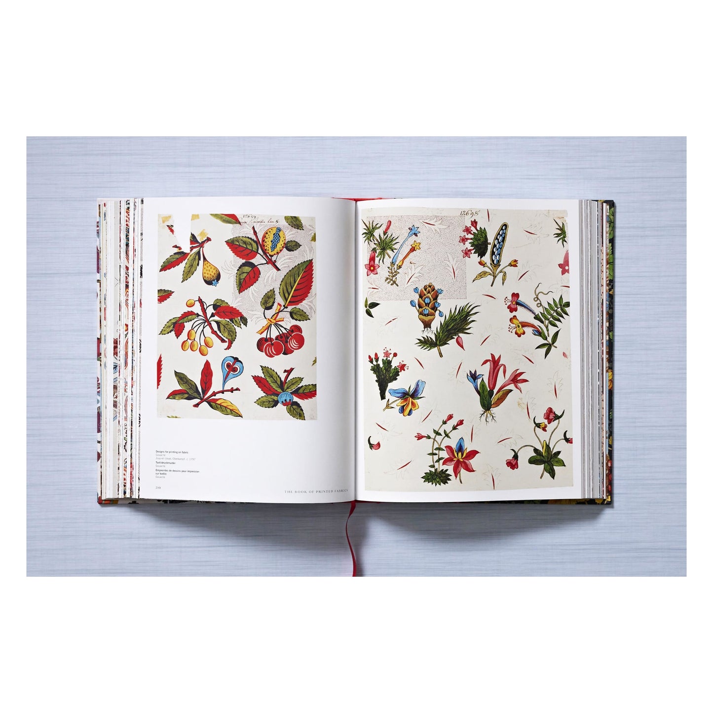 Printed Fabrics. From the 16th century until today (German, French, English) Book