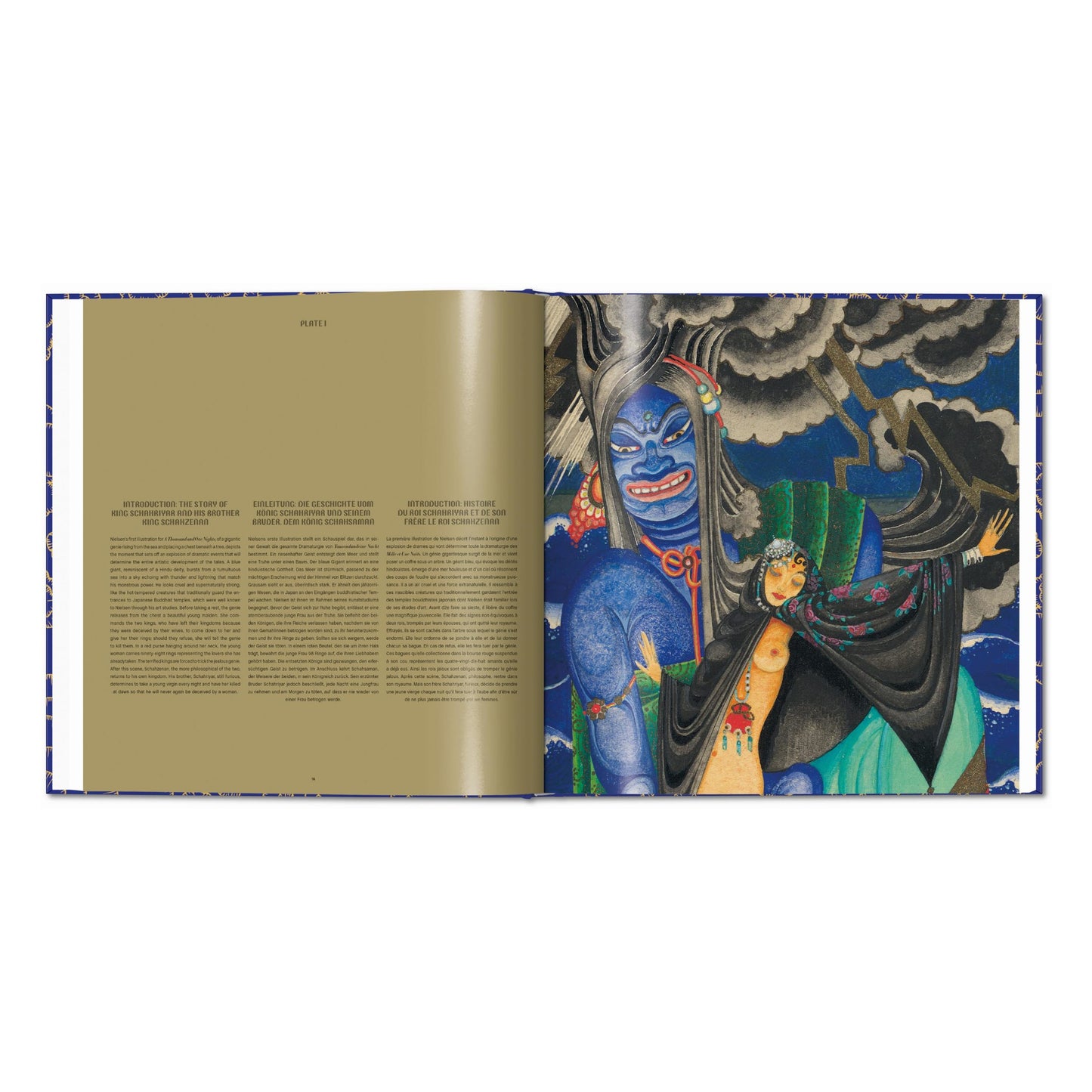 Kay Nielsen. 1001 Nights (German, French, English) Book