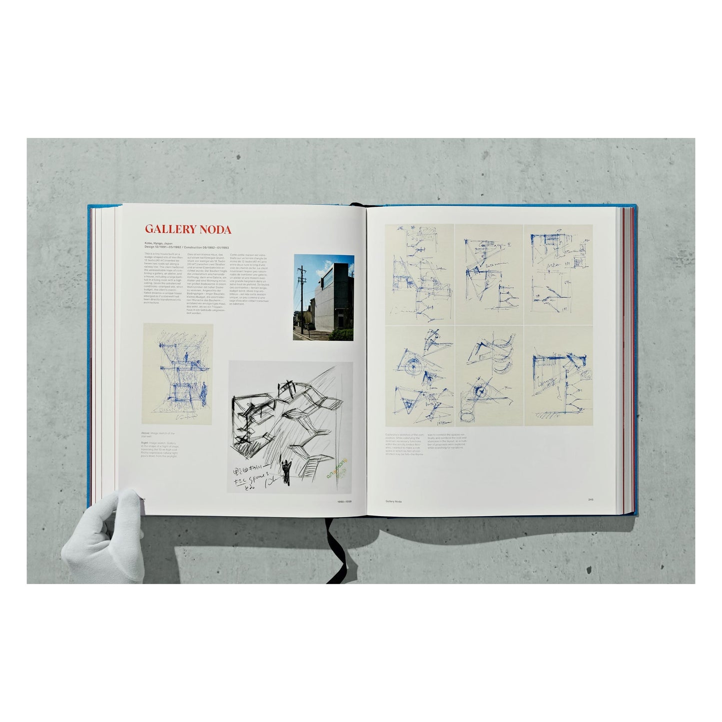 Tadao Ando. Sketches, Drawings, and Architecture (German, French, English) Book