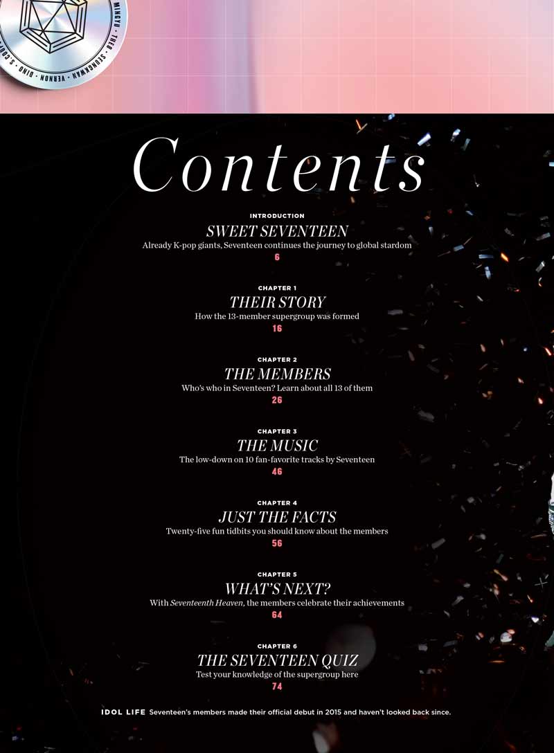 Seventeen - Fan Guide: K-Pop Band, Journey To Stardom, 13 Members, Mingyu, The8, Joshua, Seungkwan, S.Coups, Vernon, Greatest Hits, Hot, Super, Darl+ing, Pretty U, 25 Facts, Quiz, Free Poster & More!