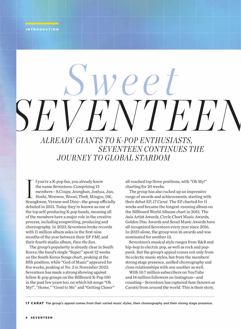 Seventeen - Fan Guide: K-Pop Band, Journey To Stardom, 13 Members, Mingyu, The8, Joshua, Seungkwan, S.Coups, Vernon, Greatest Hits, Hot, Super, Darl+ing, Pretty U, 25 Facts, Quiz, Free Poster & More!