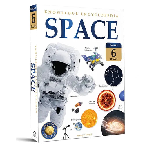 Space - Collection of 6 Books: Knowledge Encyclopedia for Children