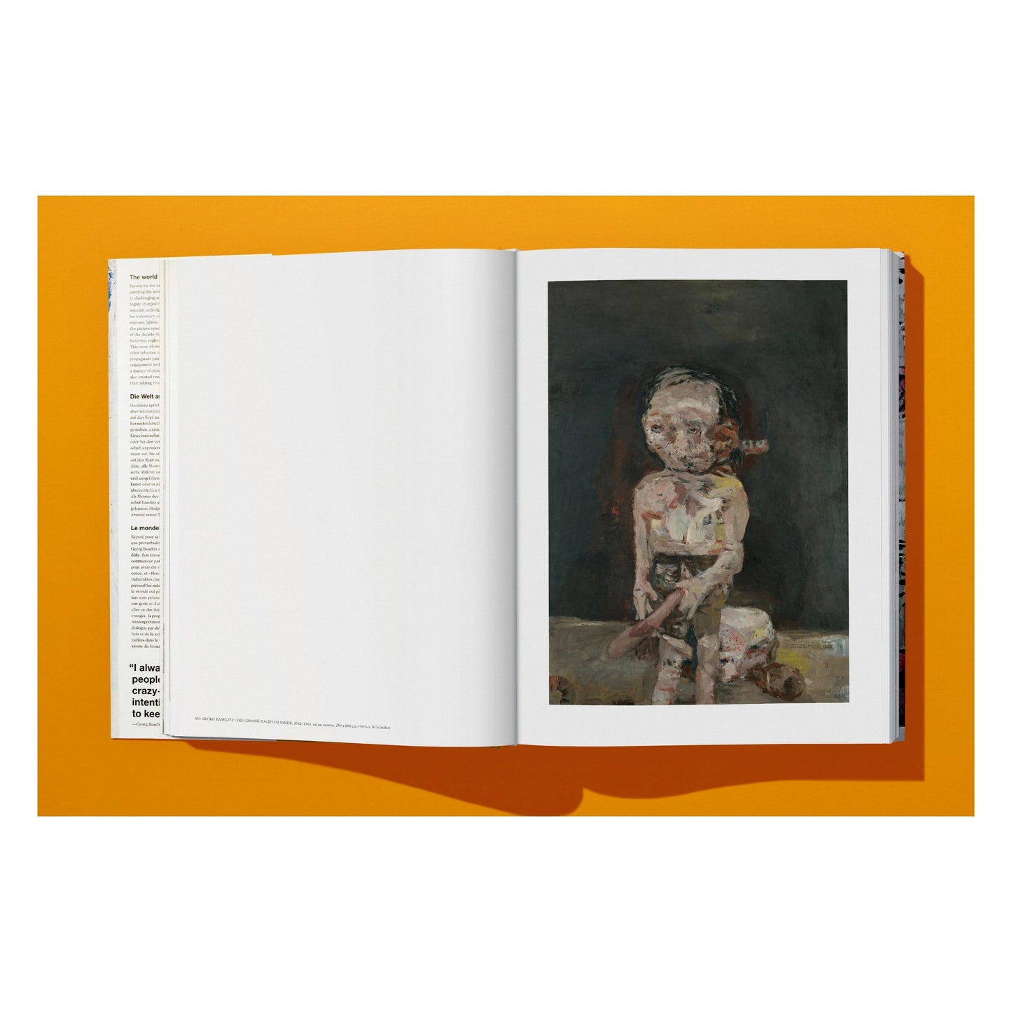 Georg Baselitz (German, French, English) Book