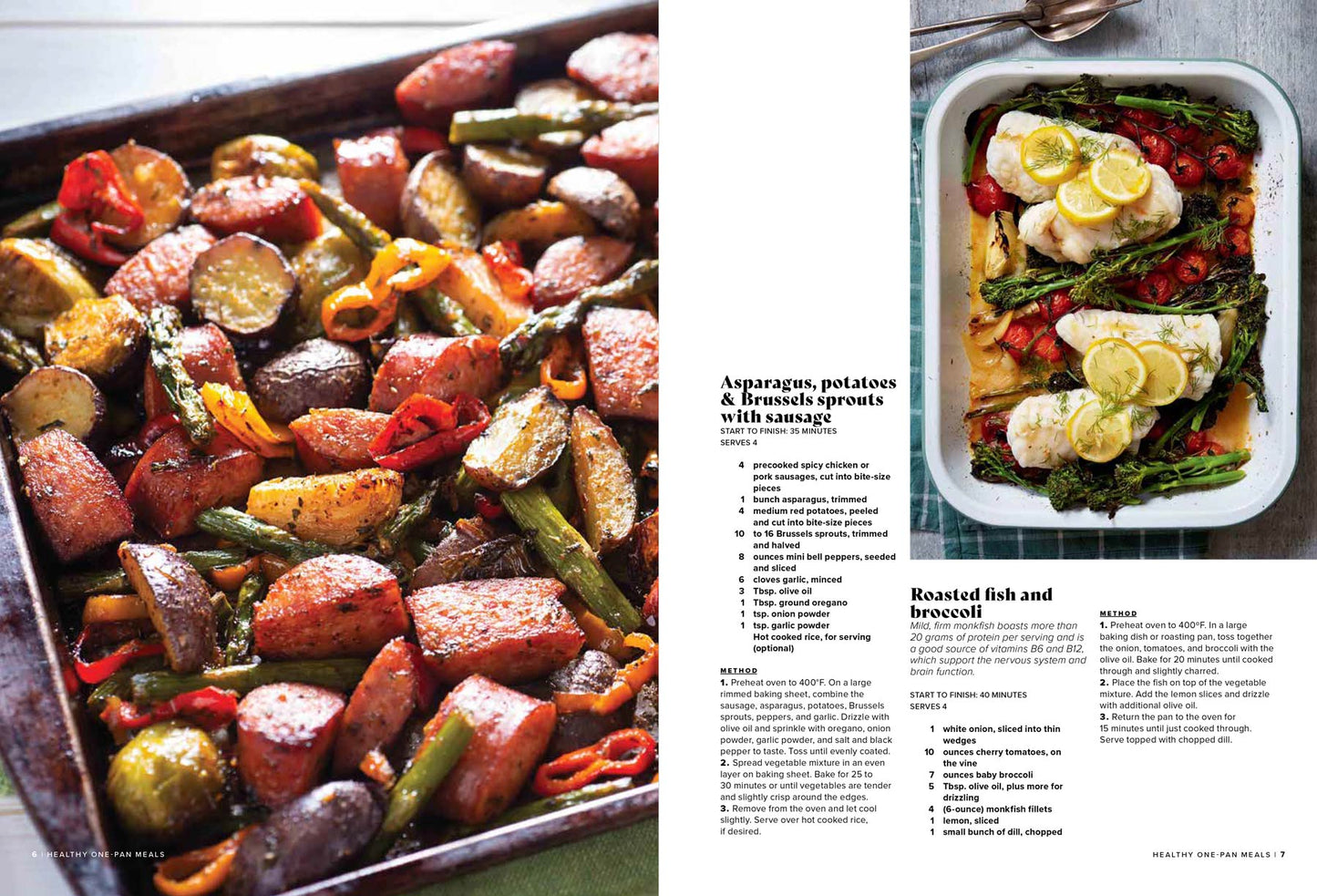 Healthy One-Pan Meals - Eating Well Made Easy: 85+ Budget Friendly Recipes For Skillets & Sheet Pans, Quick & Healthy 30-Minute Meals, Sizzling Skillet Suppers, Multi-Cooker Meals Made Simple & More!