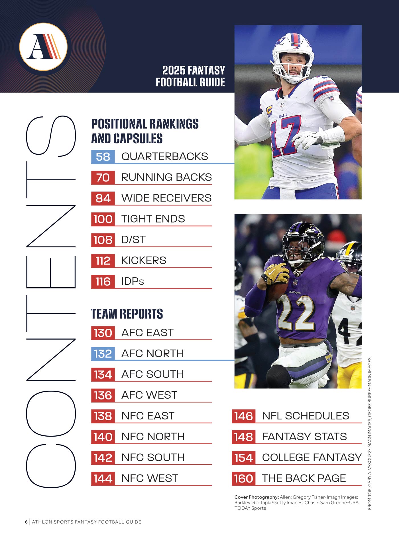 Athlon Sports - Fantasy Football 2025: 350+ Player Reports, 280 Player Big Board, League Domination, Top Picks, Cheat Sheets, Positional Rankings, Guillotine League Primer, Rookie Rankings & More!