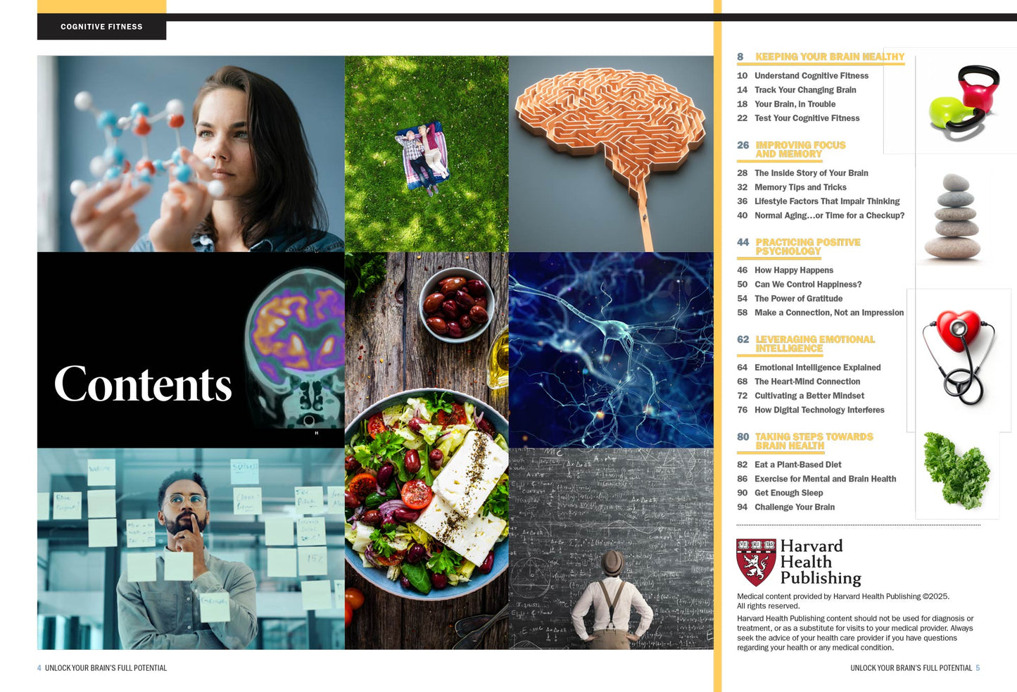 Harvard Health - Boost Your Brainpower: Unlock Your Mind's Full Potential Through Science, Proven Cognitive Fitness Routines,  Nutritional Tips, Improve Memory, Emotional IQ Strategies & More!