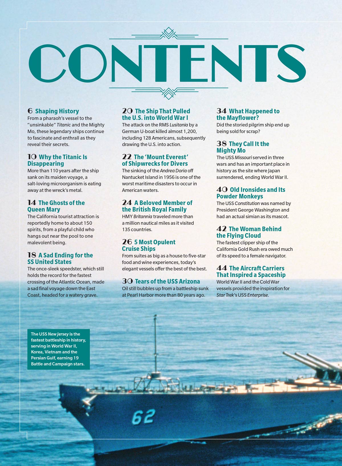 Legendary Ships - Secrets Of The Sea Revealed, Collector's Special Edition: 50+ Amazing Tales, Titanic, USS Arizona, Bismarck, Mayflower, The Queen Mary's Angry Ghosts, Sunken Treasures & More!