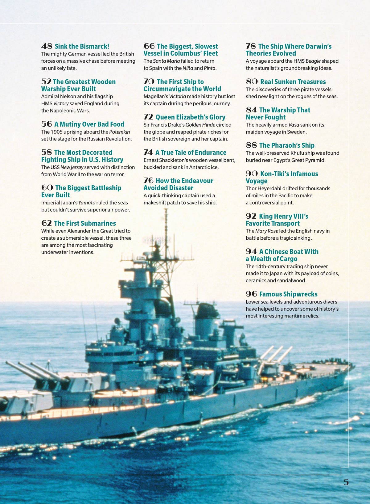 Legendary Ships - Secrets Of The Sea Revealed, Collector's Special Edition: 50+ Amazing Tales, Titanic, USS Arizona, Bismarck, Mayflower, The Queen Mary's Angry Ghosts, Sunken Treasures & More!