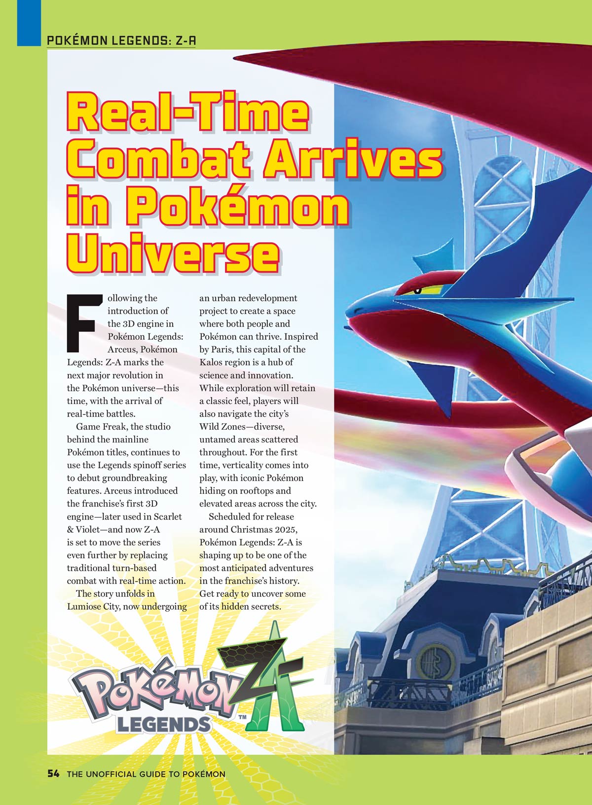 Pokémon - The Ultimate Guide: Pokemon Legends Z-A, Big Preview, Nintendo Switch 2 Games, World Of Lego & Celestial Guardians, Immersive Adventures, Shining Revelry Fan Favorites, Posters & More!