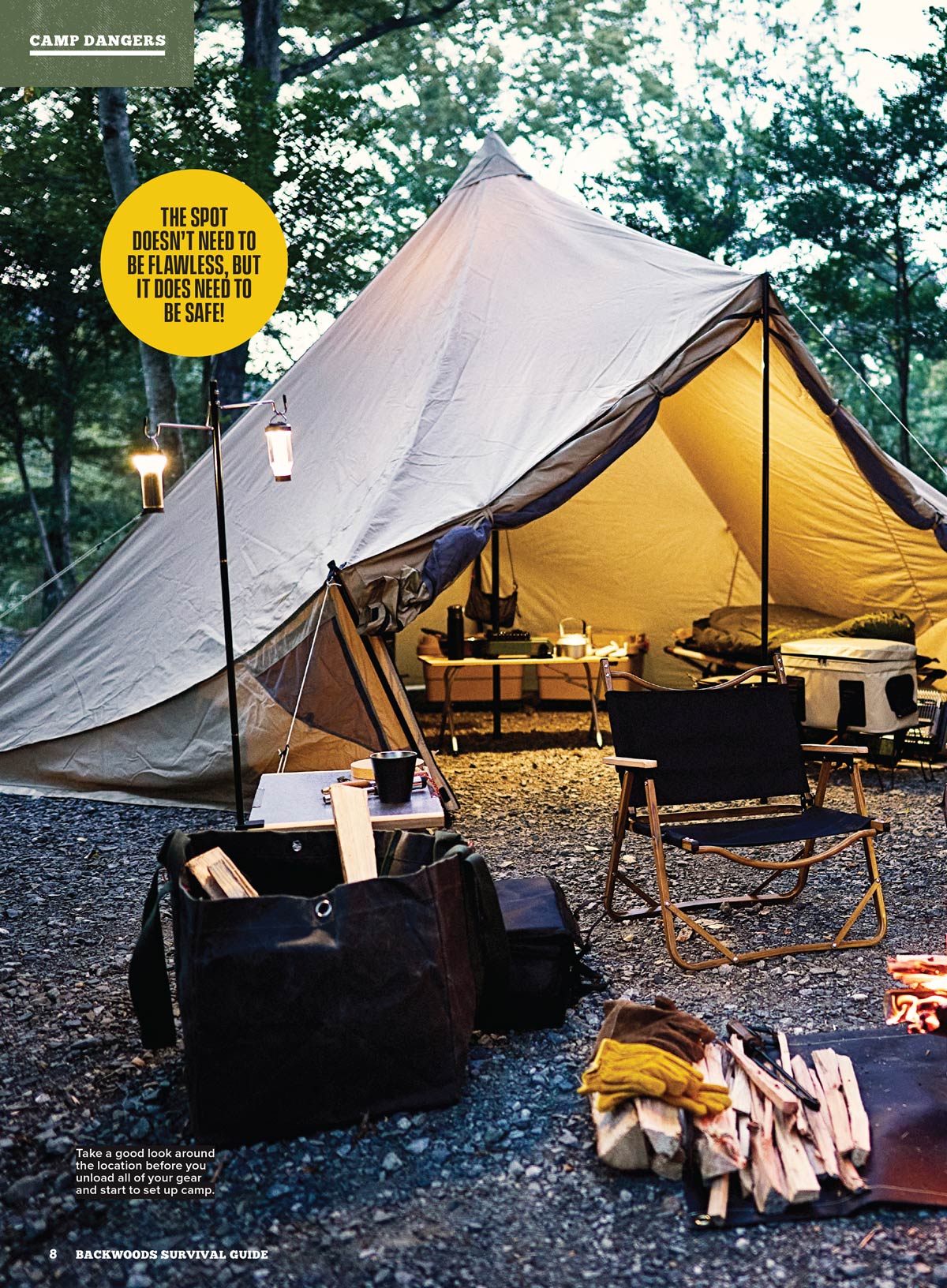 Backwoods Survival Guide - Living Off The Land No. 35: 200+ Tips, Self Reliance Skills, Wilderness Necessities, Homesteading Tips, Burns Care, Outdoor Nutrition, Camp Cookware, Cordage & More!