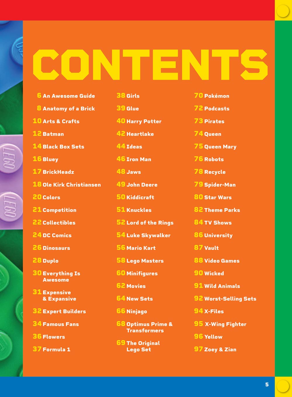 LEGO - A Complete Fan Guide: A To Z, Explore The Best From Iconic Sets To Movies, TV Shows, Theme Parks & Adventures In Marvel, LEGO Pokémon, Ninjago, Star Wars, Minecraft Universes & More!
