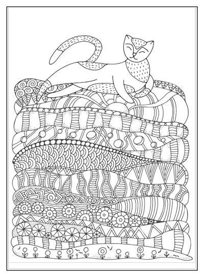 Cat Coloring - 32 Winter Themed Designs, Kitties Sleeping, Playing, Posing, Relaxing, Inspiration, Adult Coloring Book, Unleash Your Inner Artist, Boost Creativity, Unwind, Unplug, De-Stress & Draw!