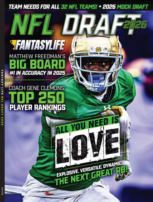 Fantasy Life - 2026 NFL Draft Guide: Top 250 Player Rankings, Projections, Exclusive Team Breakdown Analysis For All 32 NFL Teams, Most Dynamic RBs, Future Stars & More!