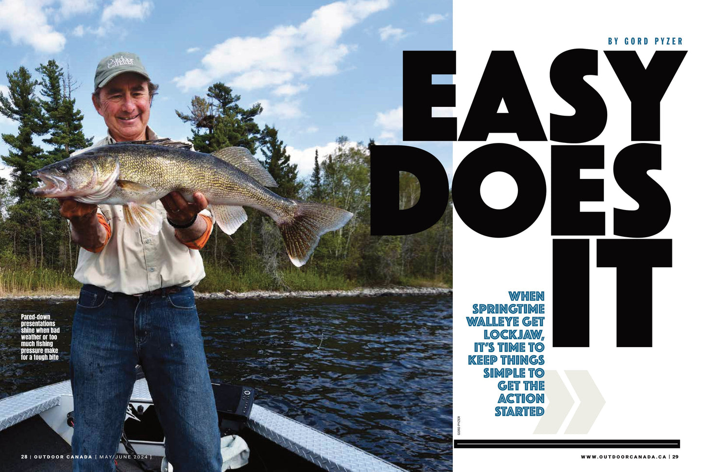 Outdoor Canada - Spring 2024: Top New Guns, Bows, Gear, Ammo & Optics For Hunters, Archery, Fly Fishing, 5 Easy Walleye Tactics, Pike, Trout, Pontoon Boats, Wild Turkey Primer, Bear Bait Tips & More!