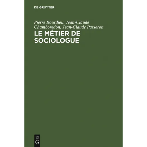Le métier de sociologue