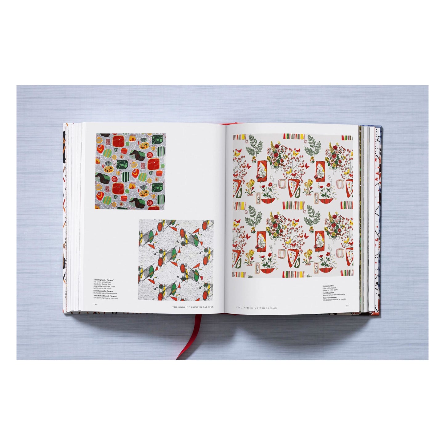 Printed Fabrics. From the 16th century until today (German, French, English) Book
