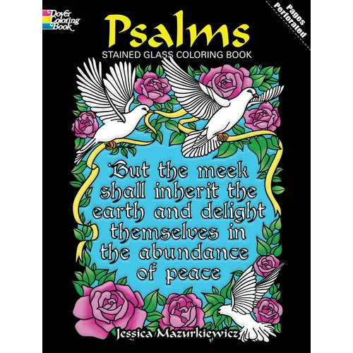 Psalms Stained Glass Coloring Book