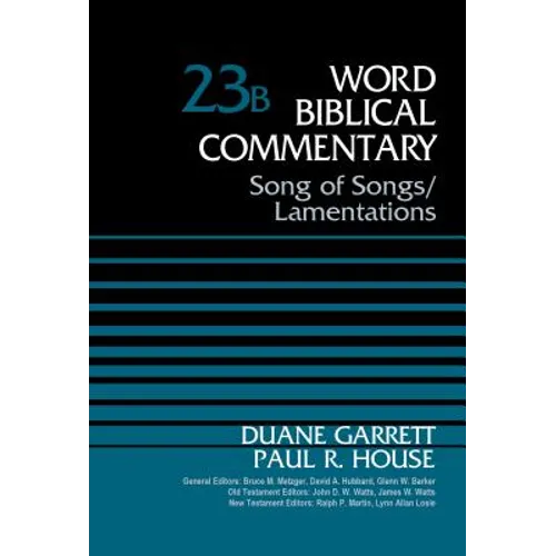 Song of Songs and Lamentations, Volume 23B
