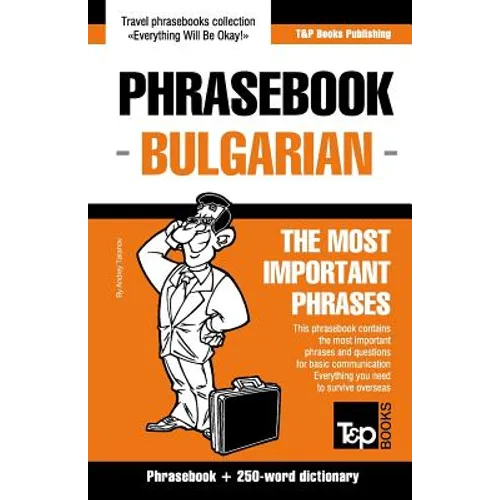 English-Bulgarian phrasebook and 250-word mini dictionary