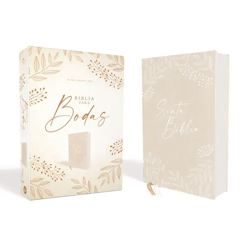 Rvr60, Santa Biblia Para Bodas, Tapa Dura/Tela, Caja de Regalo, Palabras de Jesús En Rojo, Comfort Print