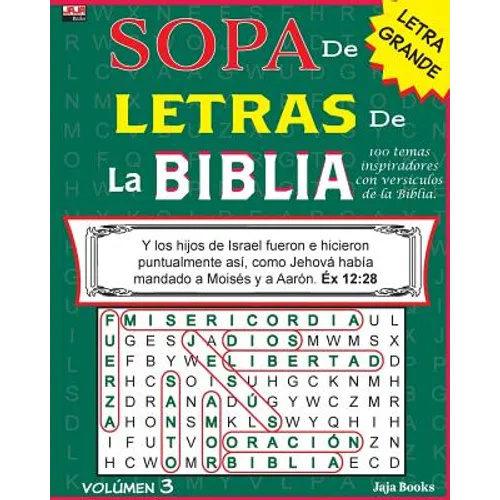 SOPA de LETRAS de la BIBLIA, Volúmen 3