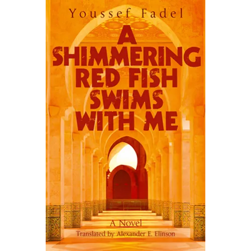 A Shimmering Red Fish Swims with Me