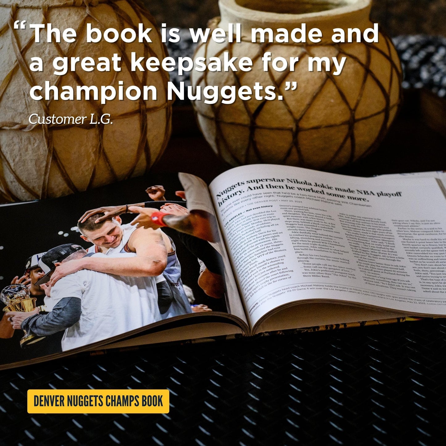Gold Standard: How the Denver Nuggets Won Their First NBA Championship Book