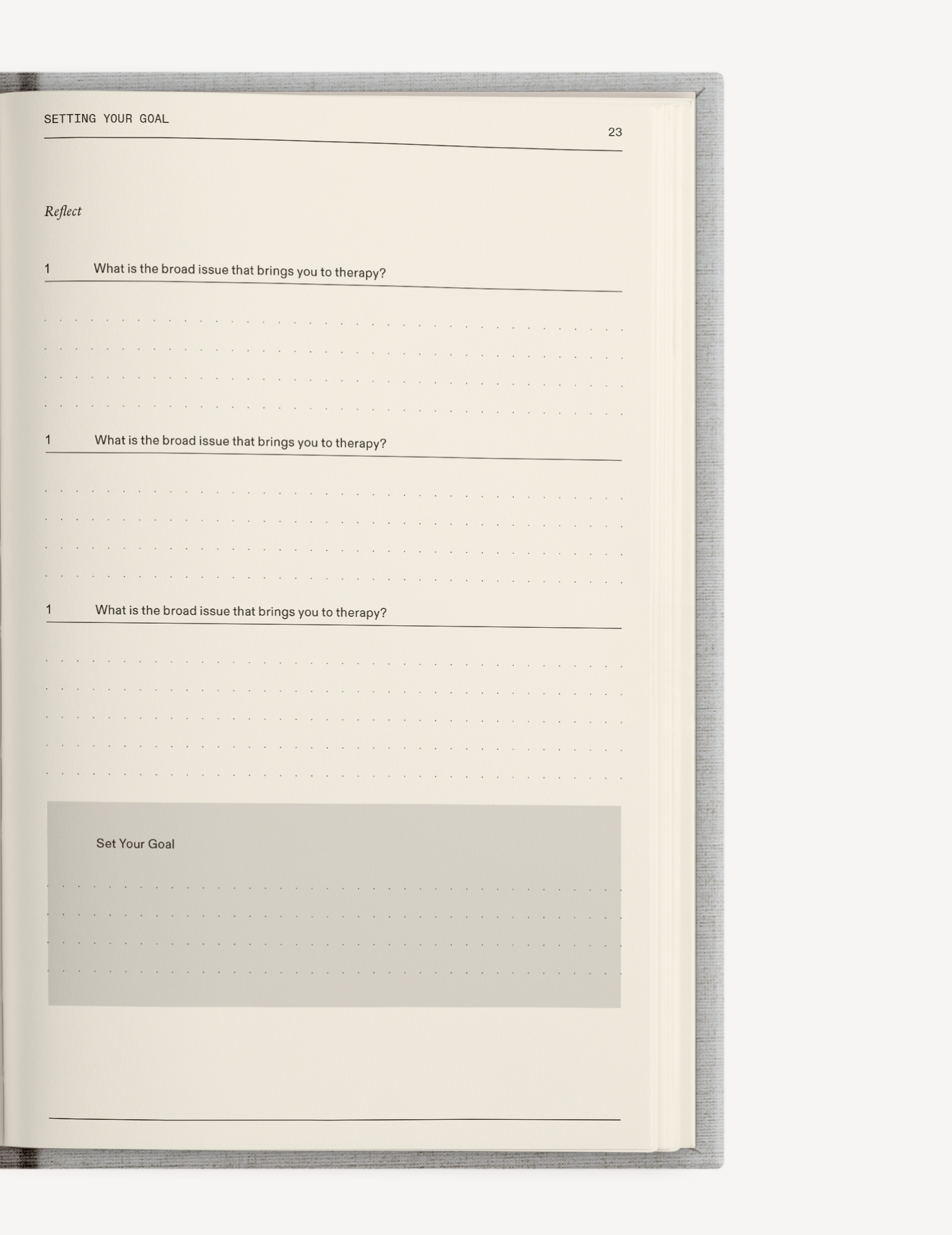 The Therapy Journal Notebook