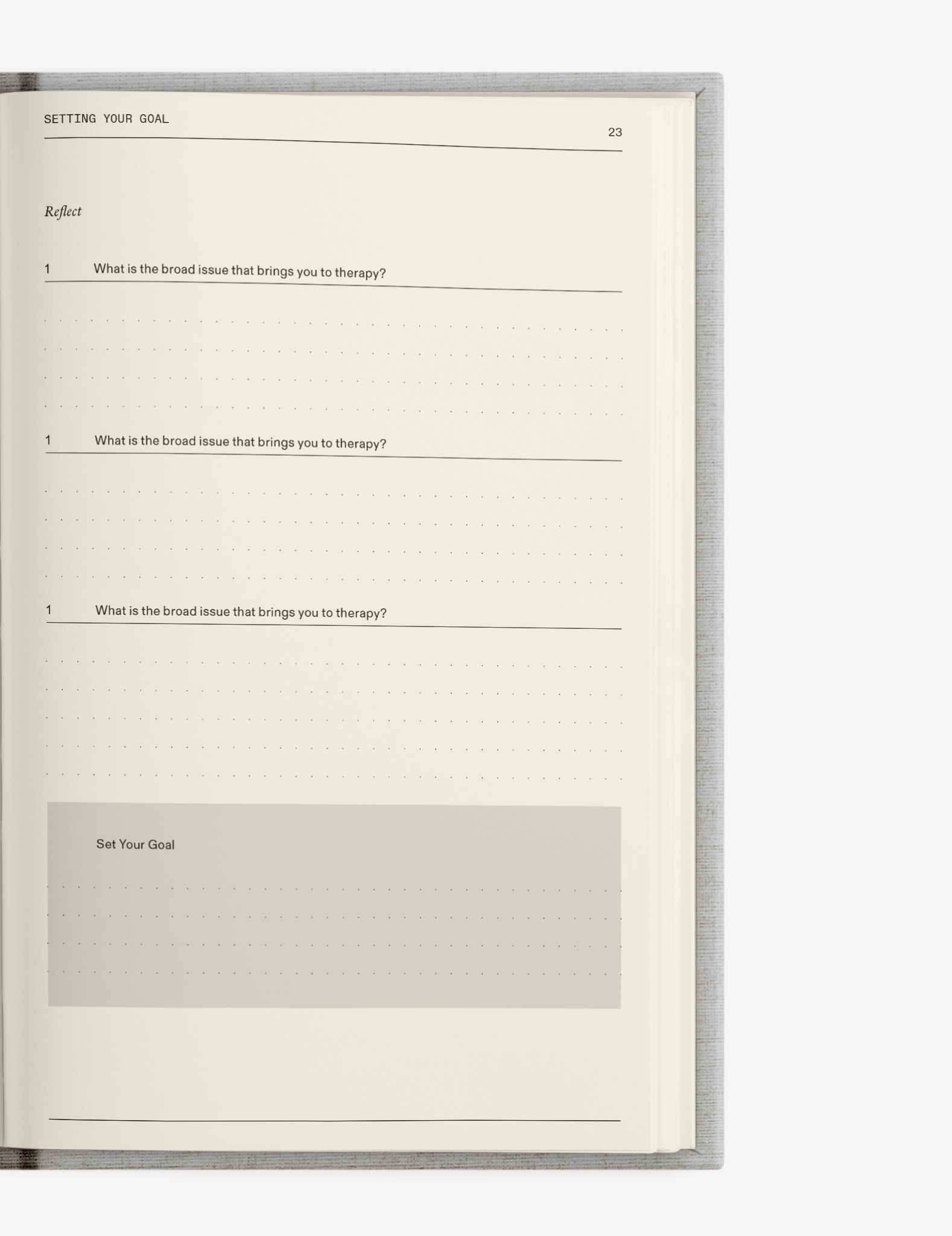 The Therapy Journal Notebook