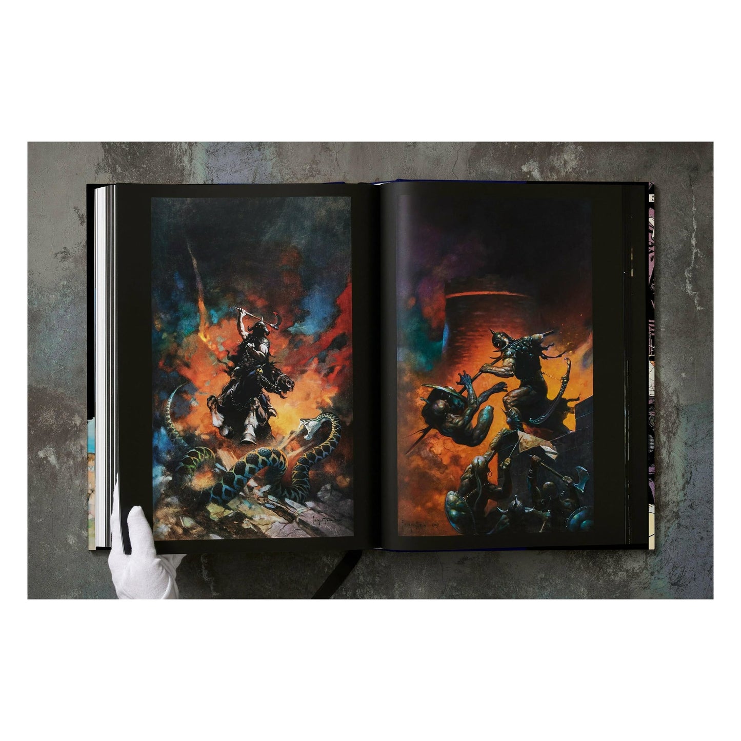 The Fantastic Worlds of Frank Frazetta (German, French, English) Book