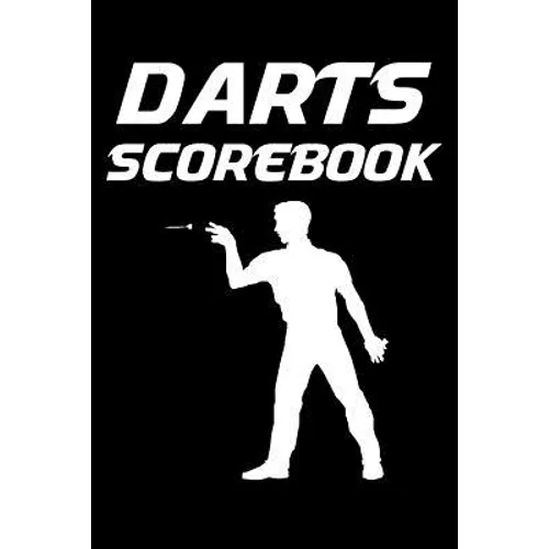 Darts Scorebook: 6x9 darts scorekeeper with checkout chart and 100 scorecards