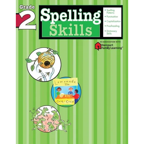Spelling Skills: Grade 2 (Flash Kids Harcourt Family Learning)