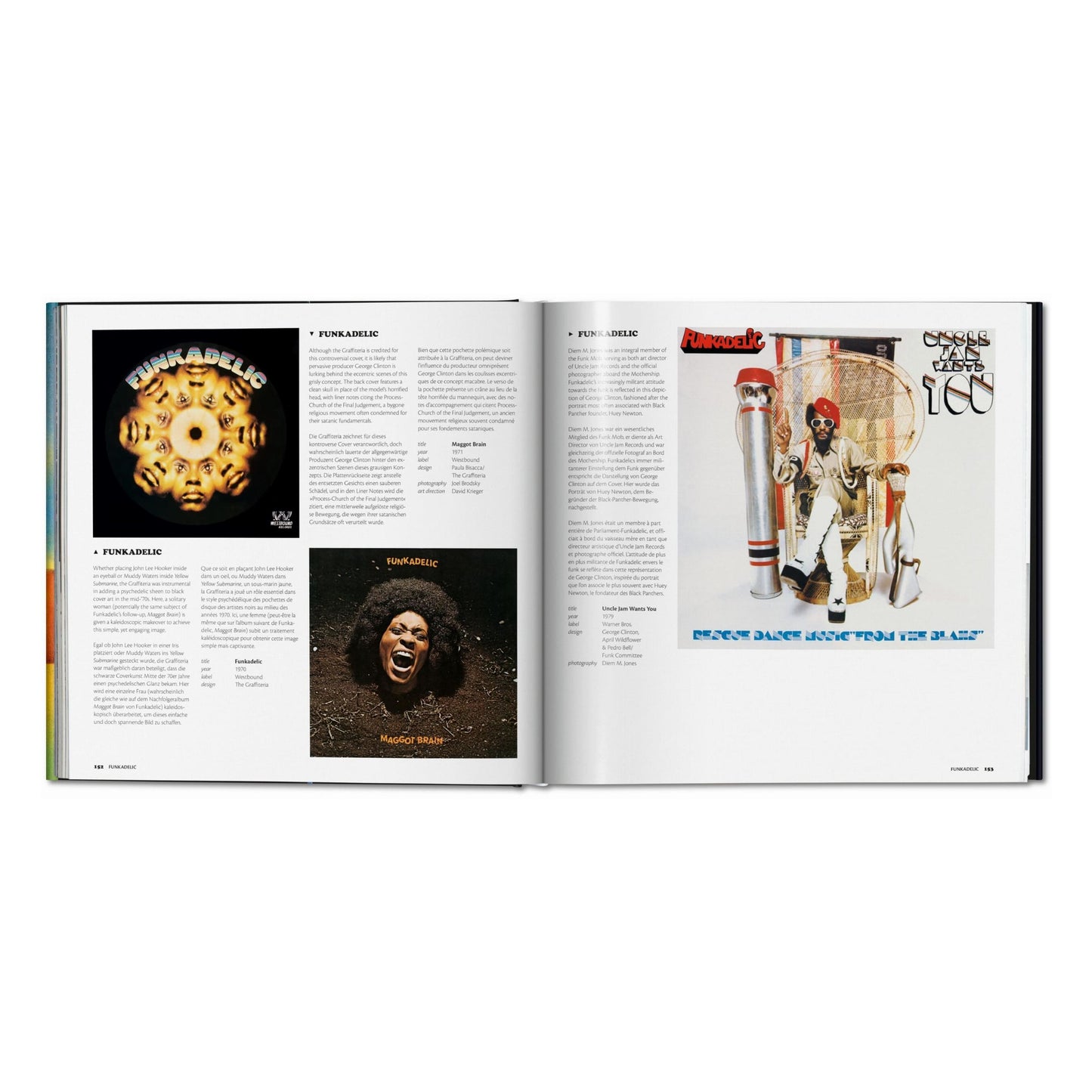 Funk & Soul Covers (German, French, English) Book