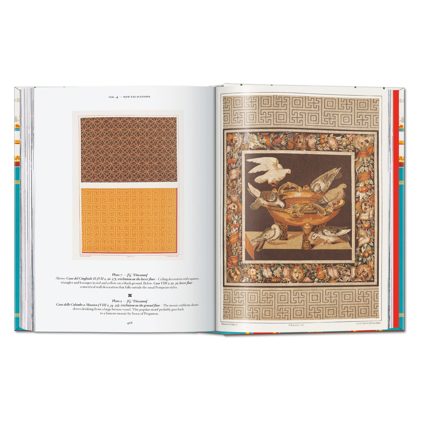 Fausto & Felice Niccolini. Houses and Monuments of Pompeii. 45th Ed. (English) Book