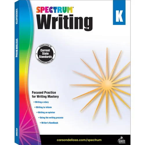 Spectrum Writing, Grade K: Volume 34