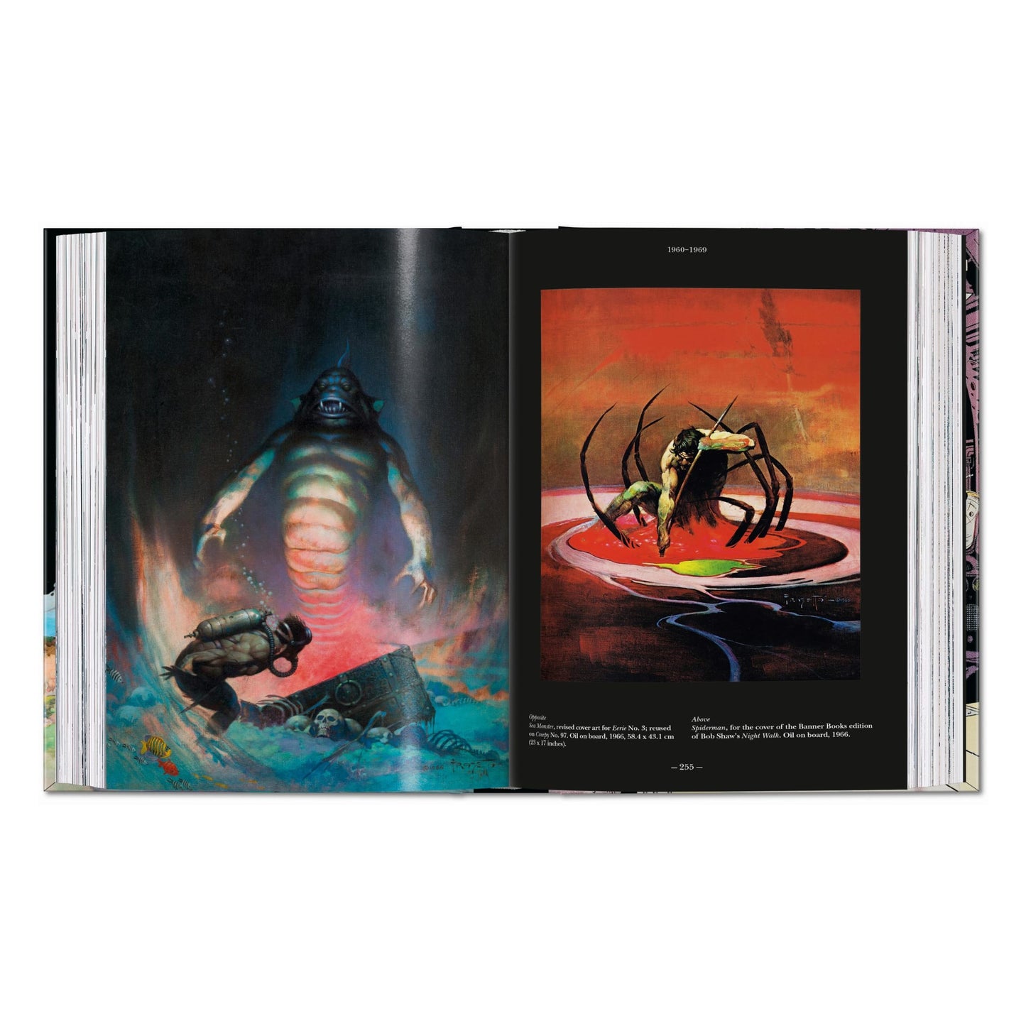 The Fantastic Worlds of Frank Frazetta. 45th Ed. (German, French, English) Book